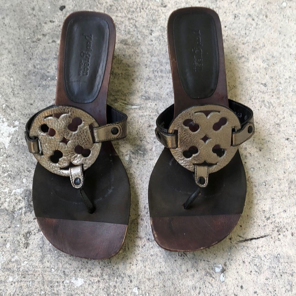 Paul Green metallic sandals US 9 UK 6.5